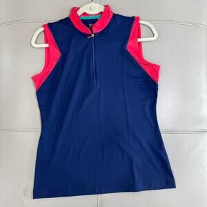 EPNY Golf Women's Sleeveless Zip Polo Top - Size Small